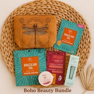 Dragonfly Cosmetic Bag + Beauty Bundle – Hydrating & Self-Care Set